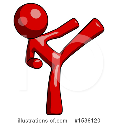 Royalty-Free (RF) Red Design Mascot Clipart Illustration by Leo Blanchette - Stock Sample #1536120