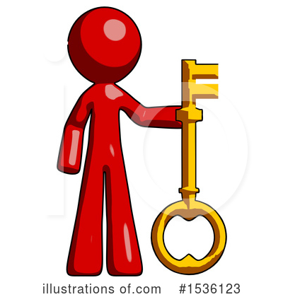Royalty-Free (RF) Red Design Mascot Clipart Illustration by Leo Blanchette - Stock Sample #1536123
