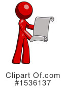 Red Design Mascot Clipart #1536137 by Leo Blanchette