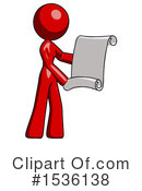 Red Design Mascot Clipart #1536138 by Leo Blanchette