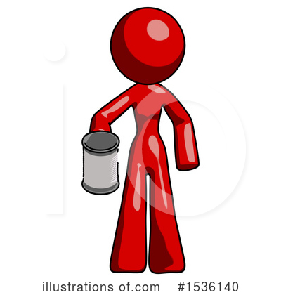 Royalty-Free (RF) Red Design Mascot Clipart Illustration by Leo Blanchette - Stock Sample #1536140
