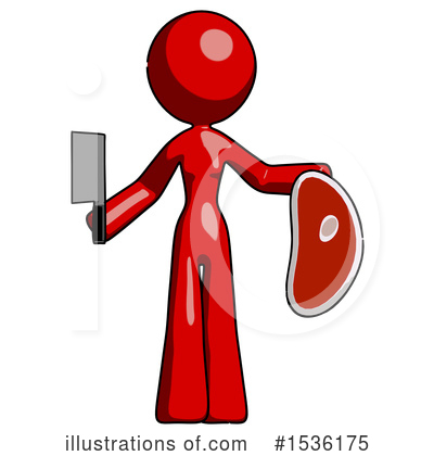 Royalty-Free (RF) Red Design Mascot Clipart Illustration by Leo Blanchette - Stock Sample #1536175