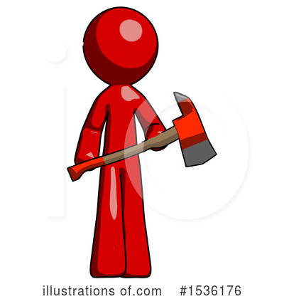 Royalty-Free (RF) Red Design Mascot Clipart Illustration by Leo Blanchette - Stock Sample #1536176