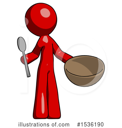 Royalty-Free (RF) Red Design Mascot Clipart Illustration by Leo Blanchette - Stock Sample #1536190