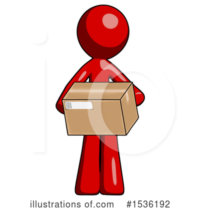 Royalty-Free (RF) Red Design Mascot Clipart Illustration by Leo Blanchette - Stock Sample #1536192