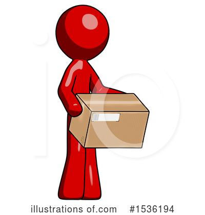 Royalty-Free (RF) Red Design Mascot Clipart Illustration by Leo Blanchette - Stock Sample #1536194