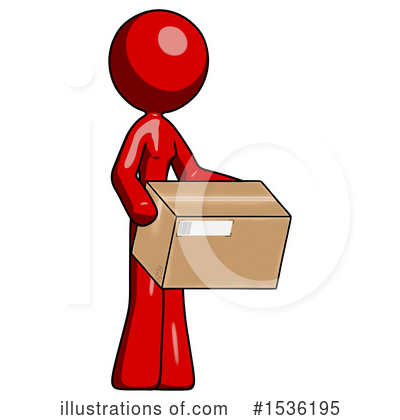 Royalty-Free (RF) Red Design Mascot Clipart Illustration by Leo Blanchette - Stock Sample #1536195