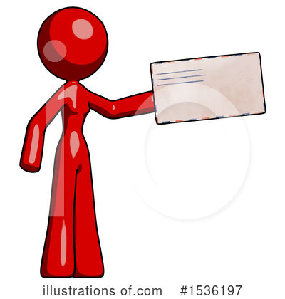 Royalty-Free (RF) Red Design Mascot Clipart Illustration by Leo Blanchette - Stock Sample #1536197