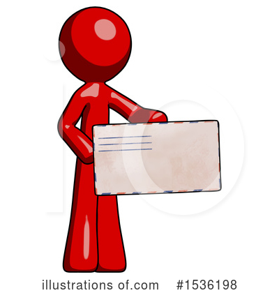 Royalty-Free (RF) Red Design Mascot Clipart Illustration by Leo Blanchette - Stock Sample #1536198