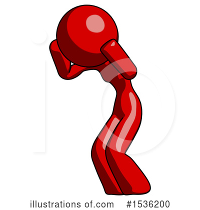 Royalty-Free (RF) Red Design Mascot Clipart Illustration by Leo Blanchette - Stock Sample #1536200