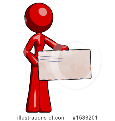 Royalty-Free (RF) Red Design Mascot Clipart Illustration by Leo Blanchette - Stock Sample #1536201