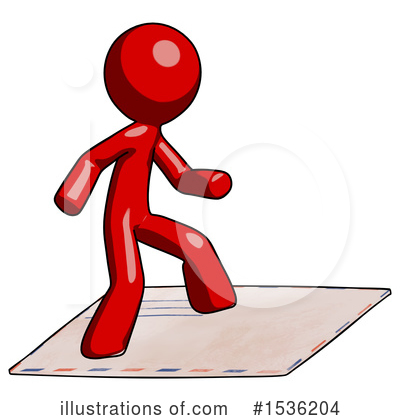 Royalty-Free (RF) Red Design Mascot Clipart Illustration by Leo Blanchette - Stock Sample #1536204