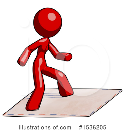 Royalty-Free (RF) Red Design Mascot Clipart Illustration by Leo Blanchette - Stock Sample #1536205