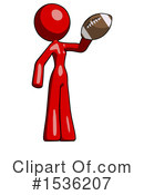 Red Design Mascot Clipart #1536207 by Leo Blanchette