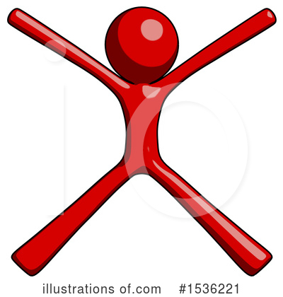 Royalty-Free (RF) Red Design Mascot Clipart Illustration by Leo Blanchette - Stock Sample #1536221