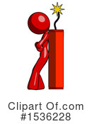 Red Design Mascot Clipart #1536228 by Leo Blanchette