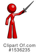Red Design Mascot Clipart #1536235 by Leo Blanchette