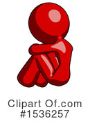 Red Design Mascot Clipart #1536257 by Leo Blanchette