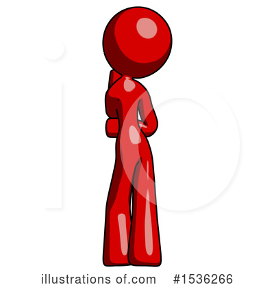 Royalty-Free (RF) Red Design Mascot Clipart Illustration by Leo Blanchette - Stock Sample #1536266