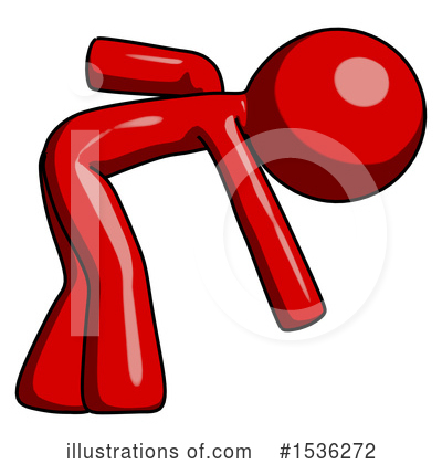 Royalty-Free (RF) Red Design Mascot Clipart Illustration by Leo Blanchette - Stock Sample #1536272