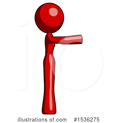 Royalty-Free (RF) Red Design Mascot Clipart Illustration by Leo Blanchette - Stock Sample #1536275