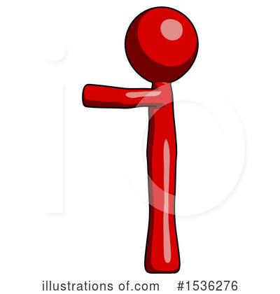 Royalty-Free (RF) Red Design Mascot Clipart Illustration by Leo Blanchette - Stock Sample #1536276