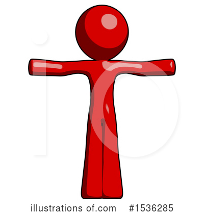 Royalty-Free (RF) Red Design Mascot Clipart Illustration by Leo Blanchette - Stock Sample #1536285