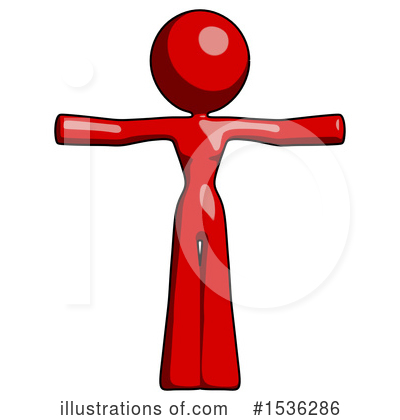 Royalty-Free (RF) Red Design Mascot Clipart Illustration by Leo Blanchette - Stock Sample #1536286