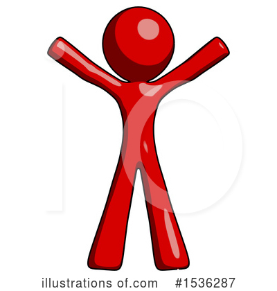 Royalty-Free (RF) Red Design Mascot Clipart Illustration by Leo Blanchette - Stock Sample #1536287