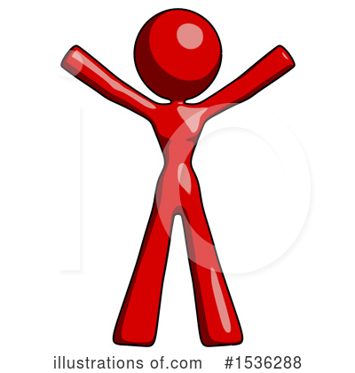 Royalty-Free (RF) Red Design Mascot Clipart Illustration by Leo Blanchette - Stock Sample #1536288