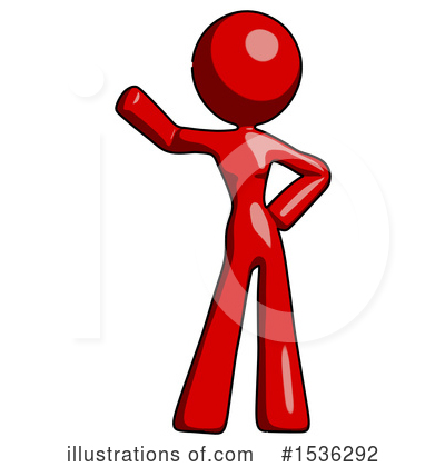Royalty-Free (RF) Red Design Mascot Clipart Illustration by Leo Blanchette - Stock Sample #1536292