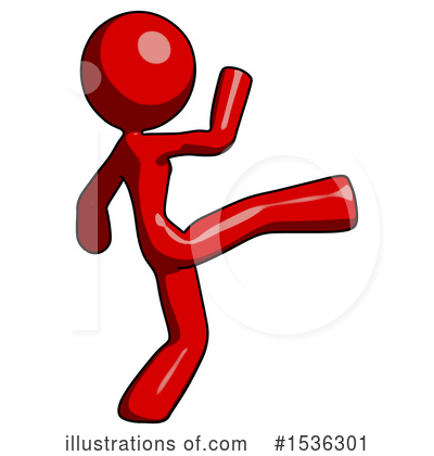 Royalty-Free (RF) Red Design Mascot Clipart Illustration by Leo Blanchette - Stock Sample #1536301