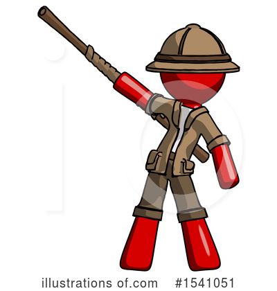 Royalty-Free (RF) Red Design Mascot Clipart Illustration by Leo Blanchette - Stock Sample #1541051