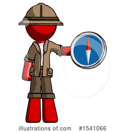 Royalty-Free (RF) Red Design Mascot Clipart Illustration by Leo Blanchette - Stock Sample #1541066