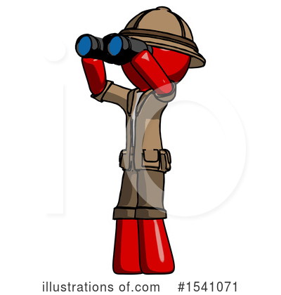 Royalty-Free (RF) Red Design Mascot Clipart Illustration by Leo Blanchette - Stock Sample #1541071