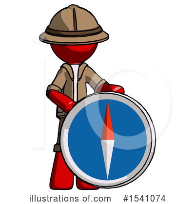 Royalty-Free (RF) Red Design Mascot Clipart Illustration by Leo Blanchette - Stock Sample #1541074