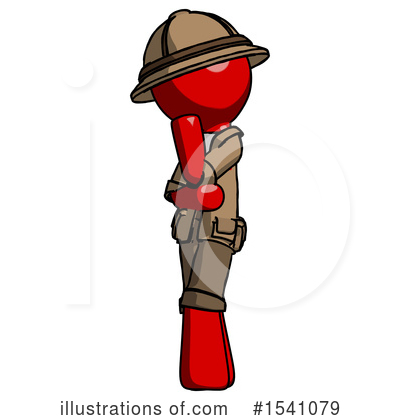 Royalty-Free (RF) Red Design Mascot Clipart Illustration by Leo Blanchette - Stock Sample #1541079