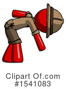 Red Design Mascot Clipart #1541083 by Leo Blanchette