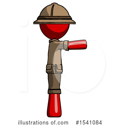 Royalty-Free (RF) Red Design Mascot Clipart Illustration by Leo Blanchette - Stock Sample #1541084