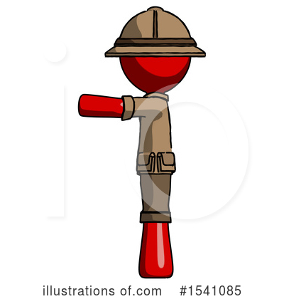 Royalty-Free (RF) Red Design Mascot Clipart Illustration by Leo Blanchette - Stock Sample #1541085