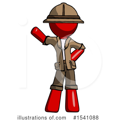 Royalty-Free (RF) Red Design Mascot Clipart Illustration by Leo Blanchette - Stock Sample #1541088