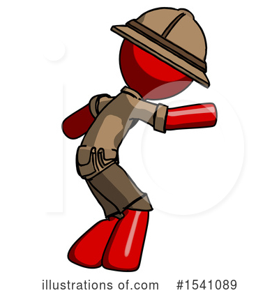 Royalty-Free (RF) Red Design Mascot Clipart Illustration by Leo Blanchette - Stock Sample #1541089