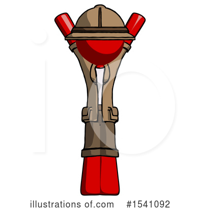 Royalty-Free (RF) Red Design Mascot Clipart Illustration by Leo Blanchette - Stock Sample #1541092