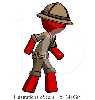 Royalty-Free (RF) Red Design Mascot Clipart Illustration by Leo Blanchette - Stock Sample #1541094