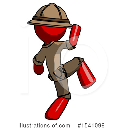Royalty-Free (RF) Red Design Mascot Clipart Illustration by Leo Blanchette - Stock Sample #1541096
