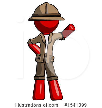 Royalty-Free (RF) Red Design Mascot Clipart Illustration by Leo Blanchette - Stock Sample #1541099