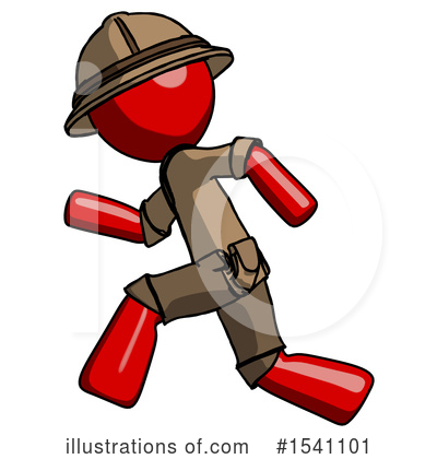 Royalty-Free (RF) Red Design Mascot Clipart Illustration by Leo Blanchette - Stock Sample #1541101