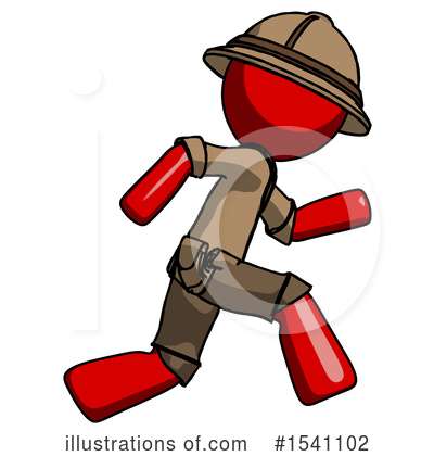 Royalty-Free (RF) Red Design Mascot Clipart Illustration by Leo Blanchette - Stock Sample #1541102