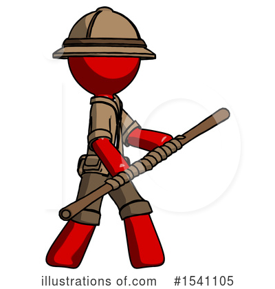 Royalty-Free (RF) Red Design Mascot Clipart Illustration by Leo Blanchette - Stock Sample #1541105