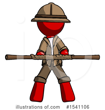 Royalty-Free (RF) Red Design Mascot Clipart Illustration by Leo Blanchette - Stock Sample #1541106